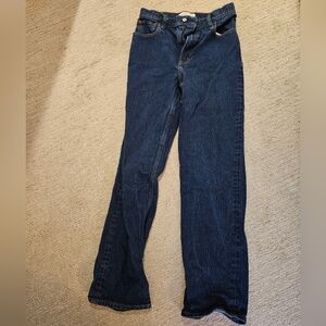 Abercrombie & Fitch Dark Blue Straight Leg Jeans